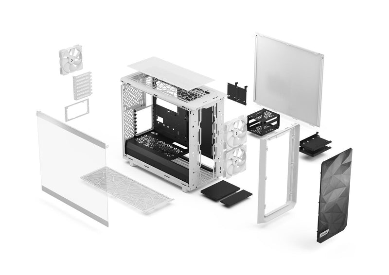 Fractal Design Meshify 2 Lite White TG Clear Tint