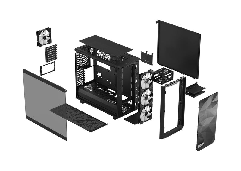 Fractal Design Meshify 2 Lite RGB Black TG Light Tint