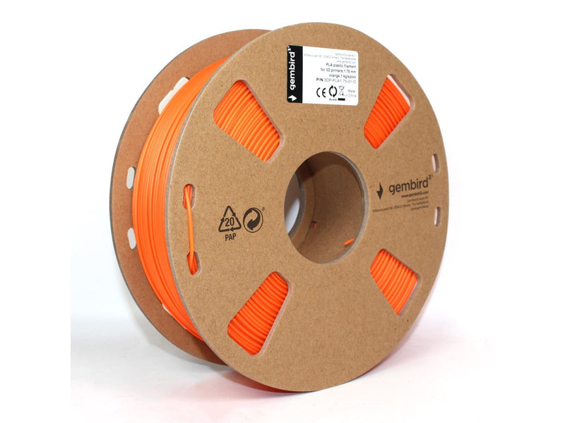 Gembird PLA+ filament - Orange - 1.75mm ø - 1 kg