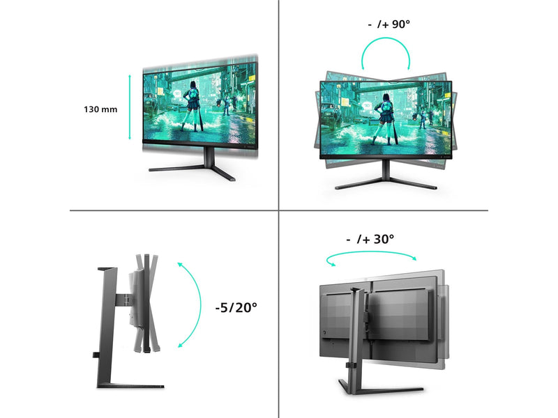 24,5" Philips Evnia 3000 25M2N3200W - 1920x1080 (FHD) - 240Hz - VA