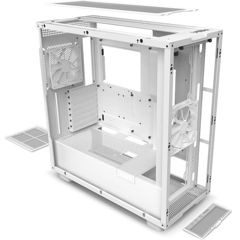 NZXT H7 Midi-Tower-Gehäuse Weiß
