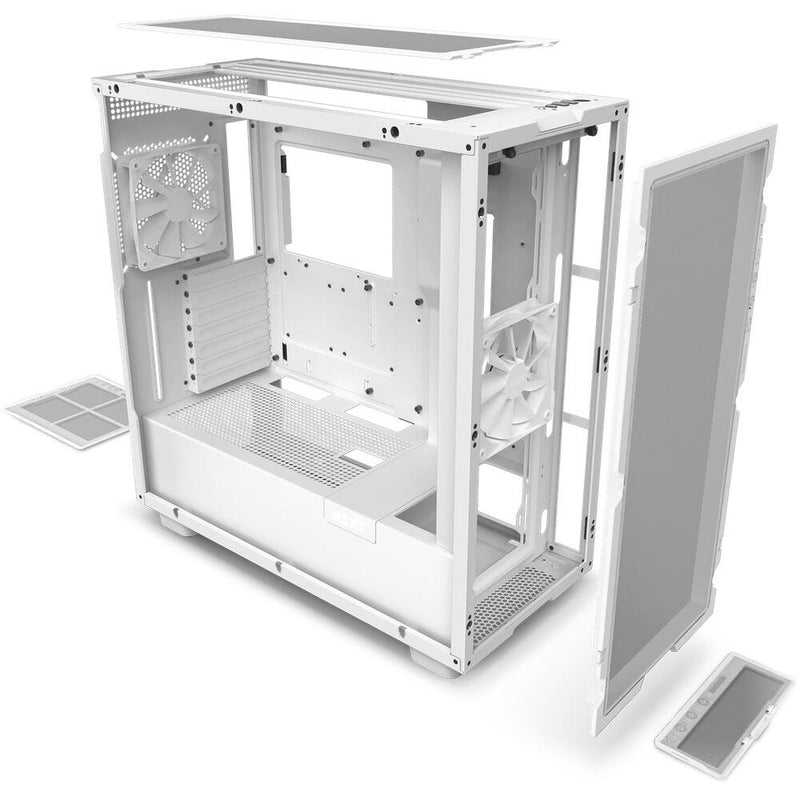 NZXT H7 Flow Midi-Tower-Gehäuse Weiß