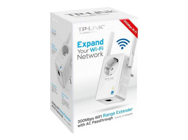 TP-Link TL-WA860RE 300Mbps Wi-Fi Range Extender with AC Passthrough