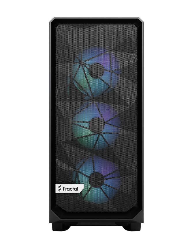 Fractal Meshify 2 Compact Lite RGB TG Light tint - Black