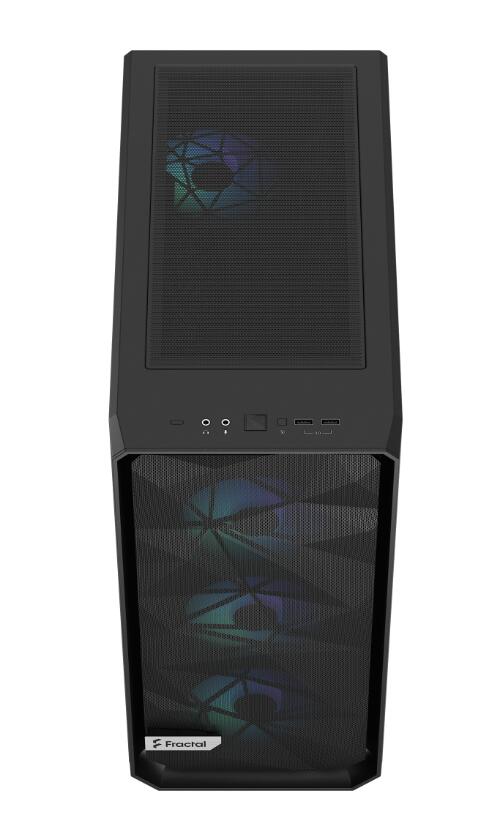 Fractal Meshify 2 Compact Lite RGB TG Light tint - Black