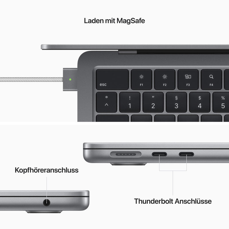 Apple MacBook Air 34,5cm (13,6') space grau