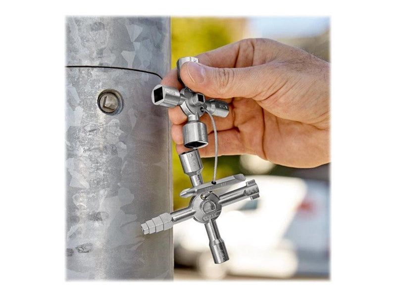 KNIPEX TwinKey®, für gängige Schränke und Absperrsysteme