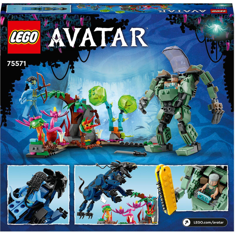 LEGO® Avatar Neytiri und Thanator vs. Quaritch im MPA 75571