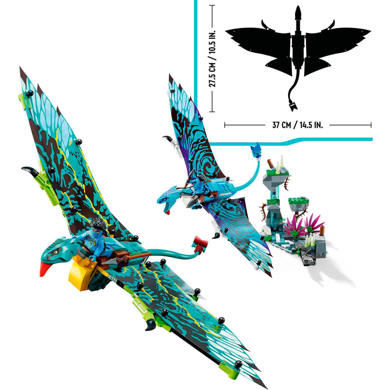 LEGO® Avatar Jakes und Neytiris erster Flug auf einem Banshee 75572