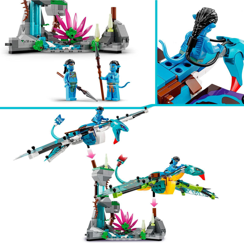 LEGO® Avatar Jakes und Neytiris erster Flug auf einem Banshee 75572