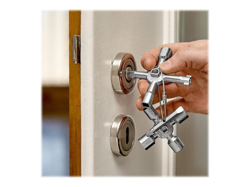 KNIPEX TwinKey®, für gängige Schränke und Absperrsysteme