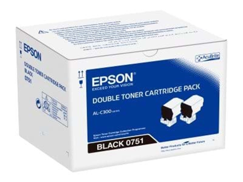 Epson - 2-pakke - Tonerpatrone Schwarz