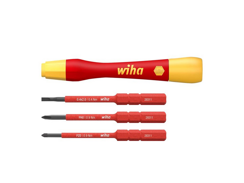 Wiha fine screwdriver set picofinish® slimvario® electric