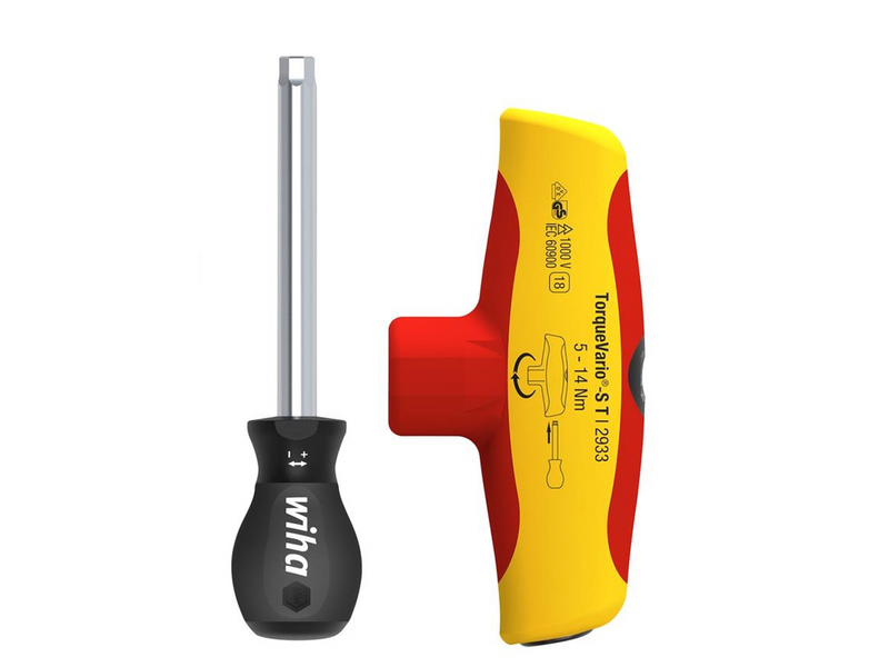 Wiha torque screwdriver with t-handle torquevario®-s t electric