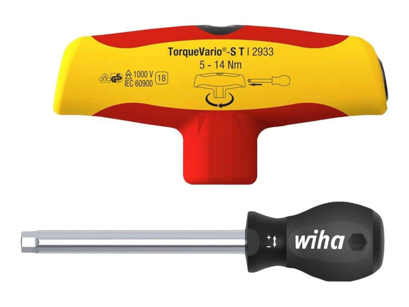 Wiha torque screwdriver with t-handle torquevario®-s t electric