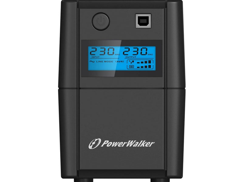 BlueWalker 10120096 - PowerWalker VI SHL - 850VA/480W - Line Interactive UPS