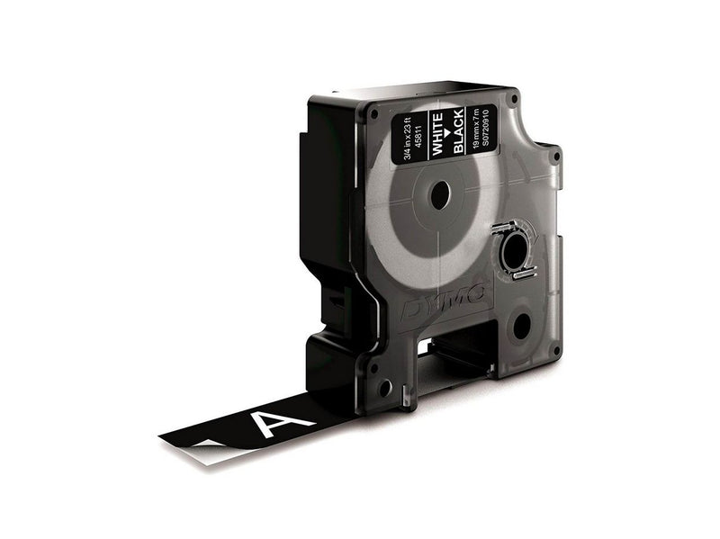 DYMO D1-Etikettenband | weiß auf schwarz | 19 mm x 7 m