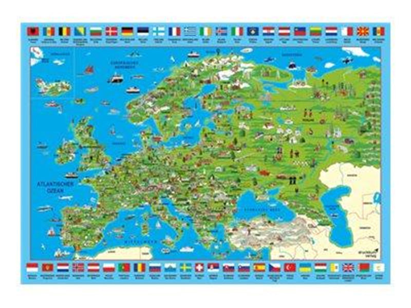Schmidt Puzzle - Discover Europe (500 pieces)