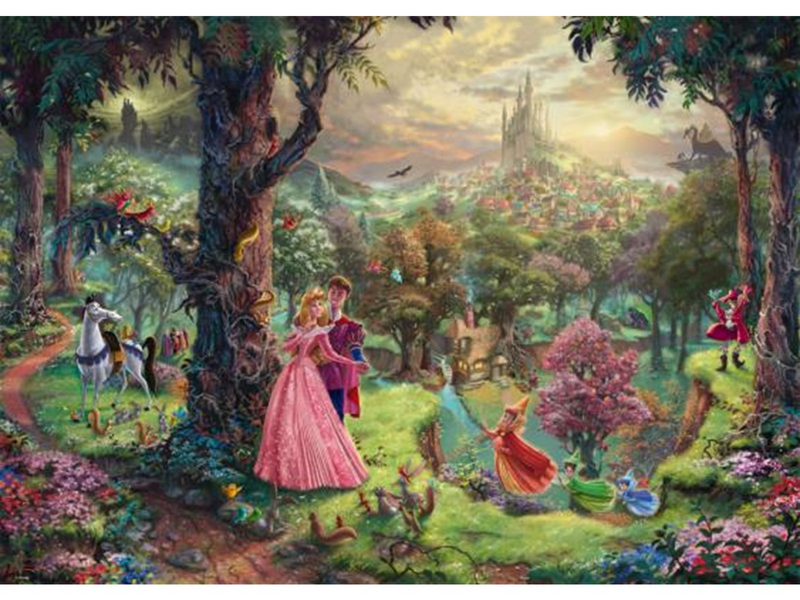 Schmidt Puzzle - Thomas Kinkade: Disney Sleeping Beauty (1000)