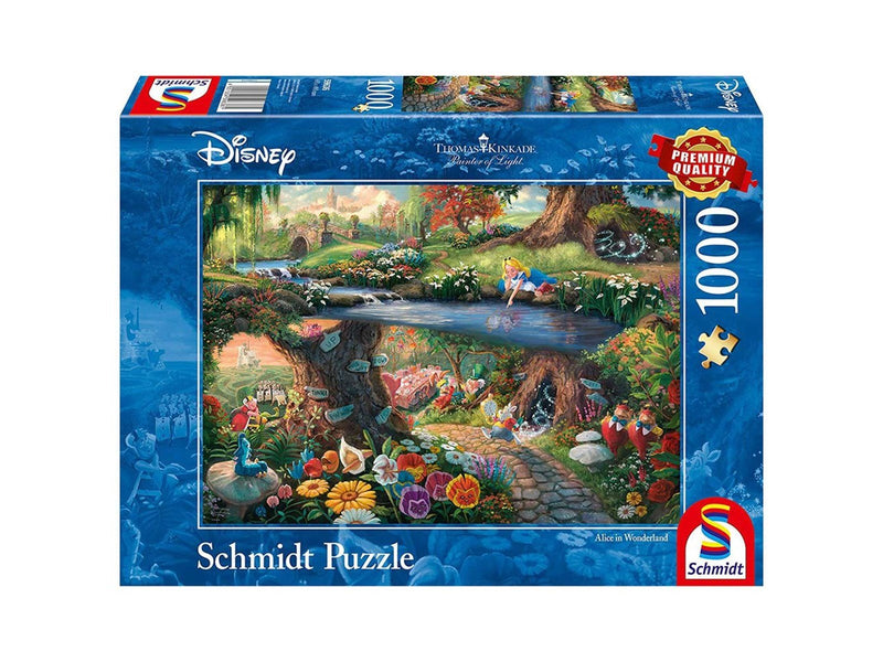 Schmidt Puzzle - Thomas Kinkade: Disney Alice in Wonderland