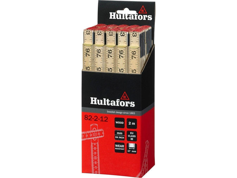 Hultafors Wooden folding rule 82 2m 12 links