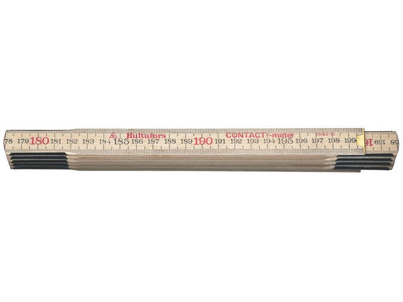 Hultafors Wooden folding rule 559 contact-meter 2m 10 links