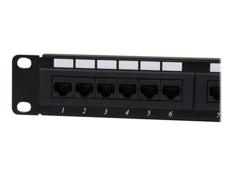 StarTech.com 24 Port 1U Rack Befestigungskit Cat 6 110 Patch Panel