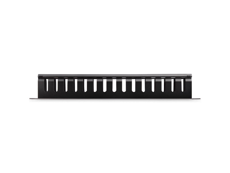 StarTech.com 1U Horizontal Finger Duct Kabel Management Panel mit Abdeckung