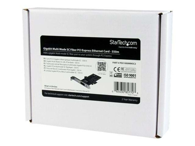 StarTech.com PCI Express Gigabit Ethernet Multimode SC Fiber Netzwerk Card