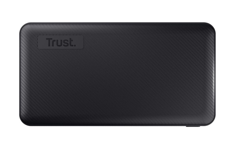 Trust Primo Ultradünne 10.000 mAhPowerbank - Schwarz