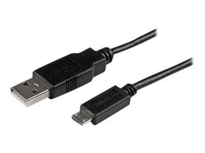 StarTech.com Mobile Auflade Sync USB zu Slim Mikro USB Kabel für Smartphones und Tablets
