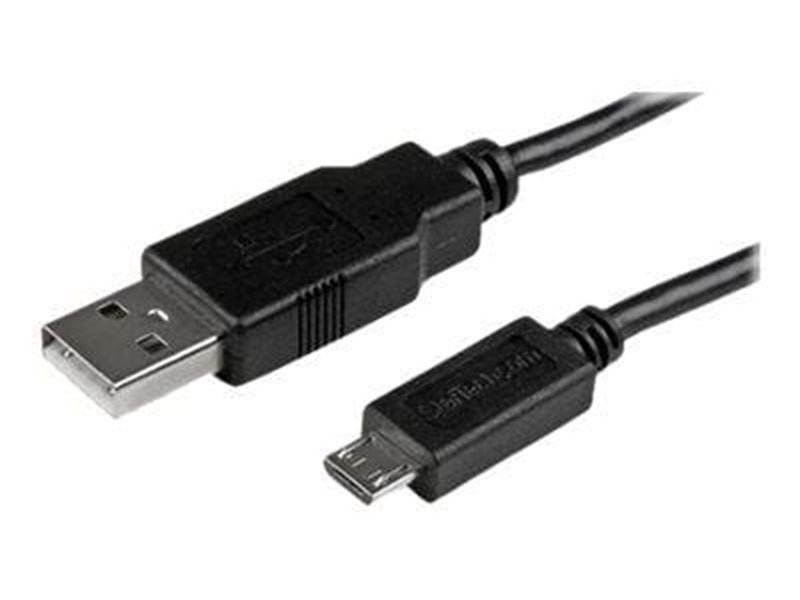 StarTech.com Mobile Auflade Sync USB zu Slim Mikro USB Kabel für Smartphones und Tablets