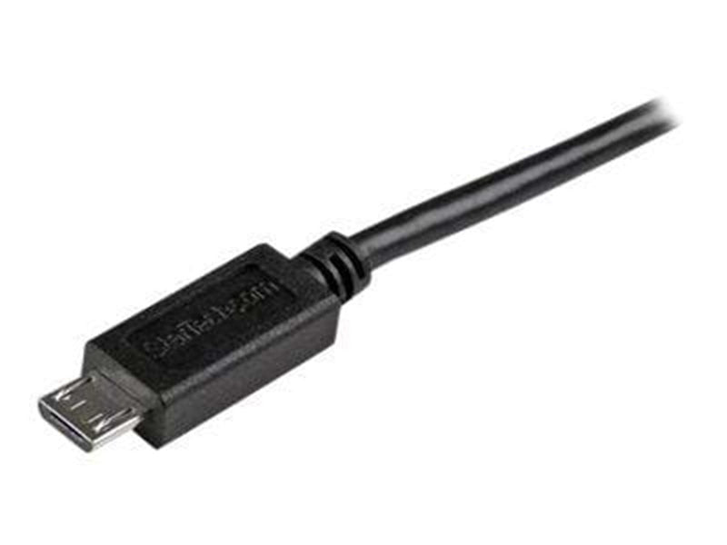 StarTech.com Mobile Auflade Sync USB zu Slim Mikro USB Kabel für Smartphones und Tablets