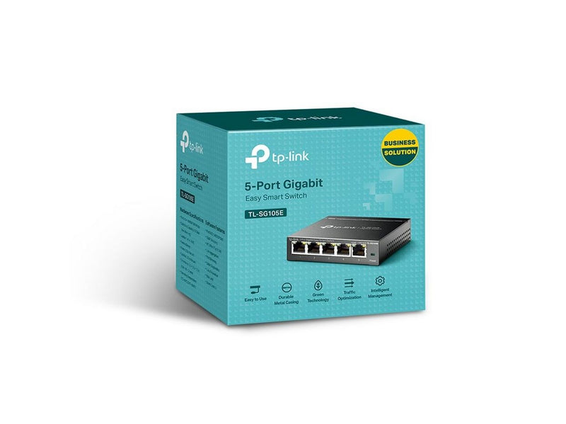 TP-Link TL-SG105E 5-Port Gigabit Easy Smart Switch