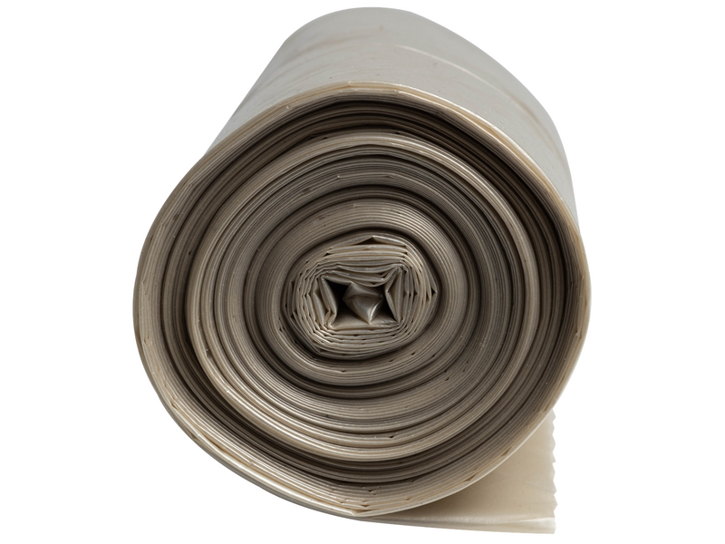 G.Funder Container garbage bags for 120 liter container clear plastic 10 bags per roll - heavy duty quality