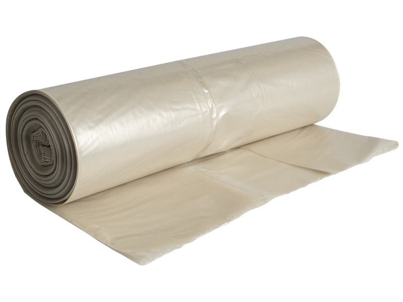G.Funder Container garbage bags for 120 liter container clear plastic 10 bags per roll - heavy duty quality