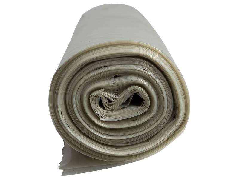 G.Funder Container garbage bags for 120 liter container clear plastic 10 bags per roll - heavy duty quality