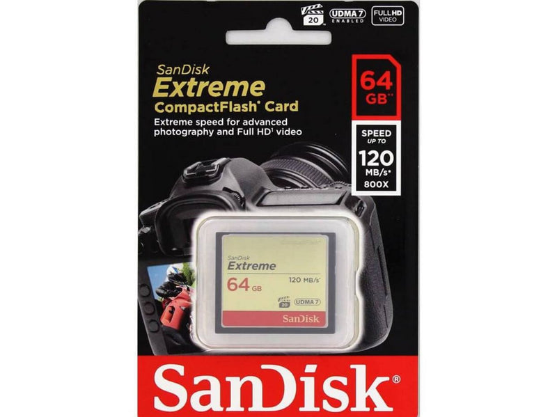 SANDISK Extreme CF- 120MB/s - 64GB