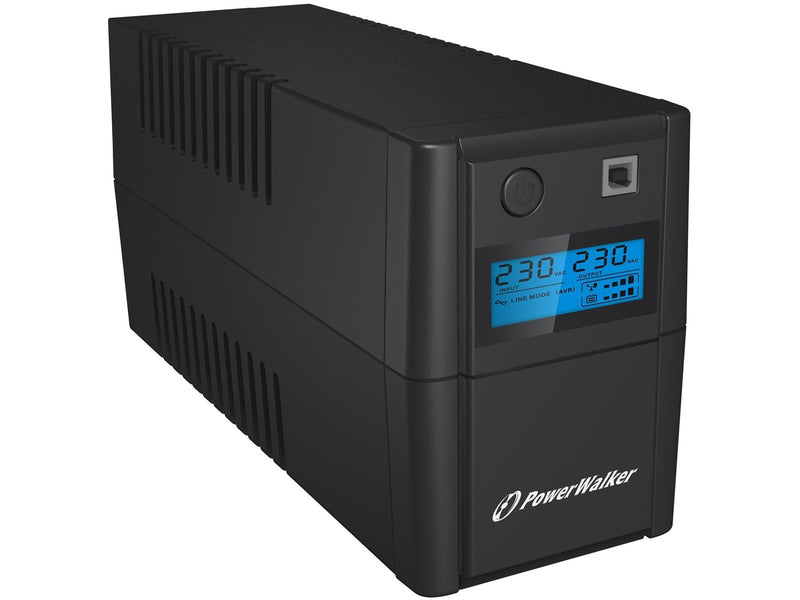 BlueWalker 10120095 - PowerWalker VI SHL - 650VA/360W - Line Interactive UPS
