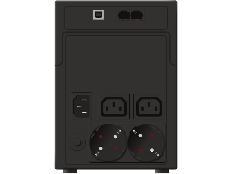 BlueWalker 10120097 - PowerWalker VI SHL - 1200VA/600W - Line Interactive UPS