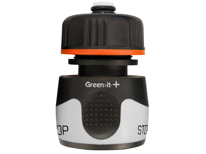 Greenit PLUS PLUS 1/2” hose connector with stop valve