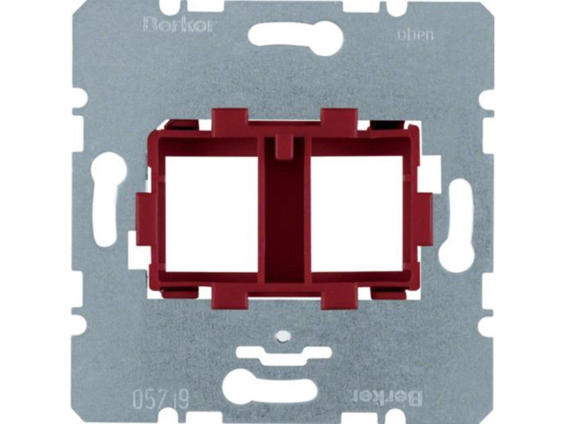 Berker Supporting plate red 2gang