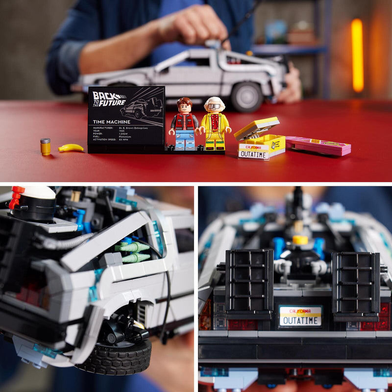 LEGO® Icons Die Zeitmaschine aus Zurück in die Zukunft 10300