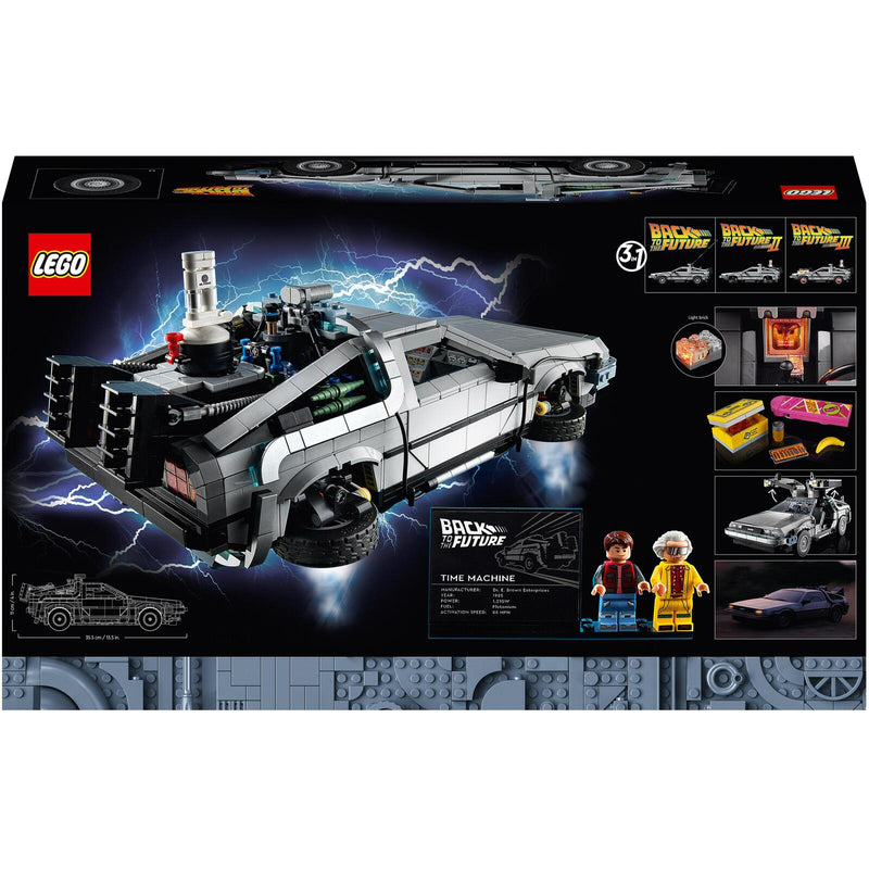 LEGO® Icons Die Zeitmaschine aus Zurück in die Zukunft 10300