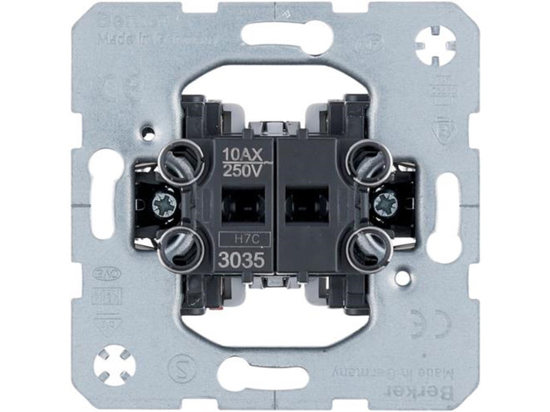 Berker Rocker switch 2gang light control