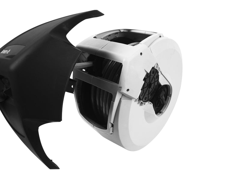 Greenit Hose reel with 35 m hose and automatic retraction