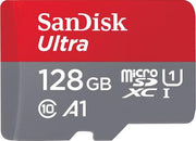 SanDisk Ultra microSDXC Speicherkarte 128GB + SD Adapter
