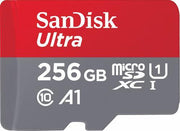 SanDisk Ultra microSDXC Speicherkarte 256GB + SD Adapter
