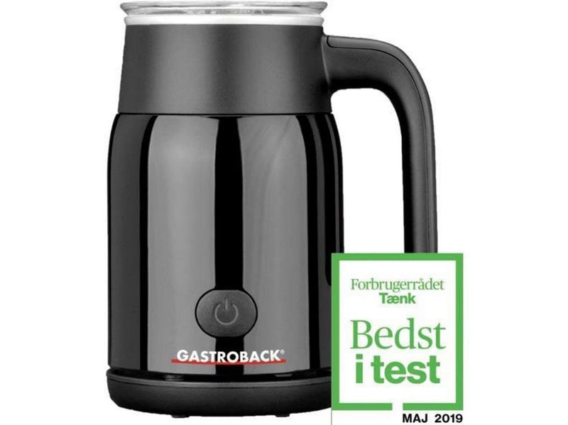 Gastroback Latte Magic Milchaufschäumer - Schwarz