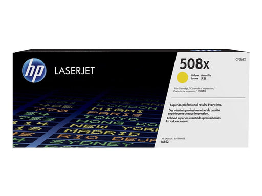 HP 508X / CF362X High Capacity Yellow Toner
